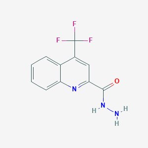 molecular formula C11H8F3N3O B1504285 4-(Trifluoromethyl)quinoline-2-carbohydrazide CAS No. 1116339-57-1