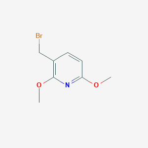 molecular formula C8H10BrNO2 B1504286 3-(Bromomethyl)-2,6-dimethoxypyridine CAS No. 934286-66-5