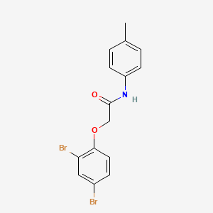 2-(2,4-dibromophenoxy)-N-(4-methylphenyl)acetamide