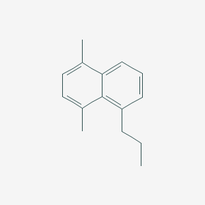 molecular formula C15H18 B1504293 1,4-Dimethyl-5-propylnaphthalene CAS No. 204256-08-6