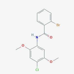 2-bromo-N-(4-chloro-2,5-dimethoxyphenyl)benzamide