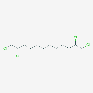 molecular formula C12H22Cl4 B1504301 1,2,11,12-Tetrachlorododecane CAS No. 210115-98-3