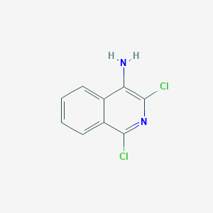 molecular formula C9H6Cl2N2 B1504303 1,3-Dichloroisoquinolin-4-amine CAS No. 912773-27-4