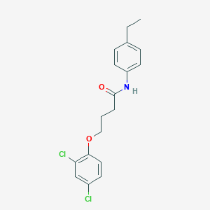 molecular formula C18H19Cl2NO2 B15043039 4-(2,4-dichlorophenoxy)-N-(4-ethylphenyl)butanamide 