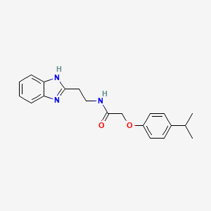 N-[2-(1H-Benzoimidazol-2-yl)-ethyl]-2-(4-isopropyl-phenoxy)-acetamide