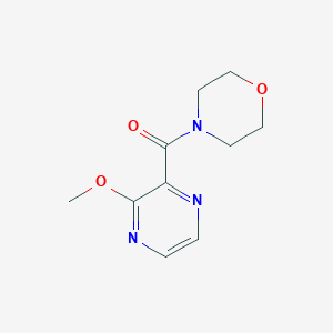 molecular formula C10H13N3O3 B1504311 (3-Methoxypyrazin-2-yl)(morpholino)methanone CAS No. 40155-25-7