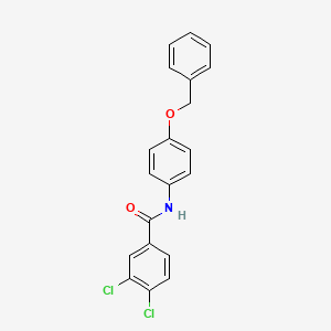 N-[4-(benzyloxy)phenyl]-3,4-dichlorobenzamide