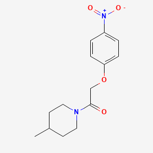 4-Methyl-1-[(4-nitrophenoxy)acetyl]piperidine