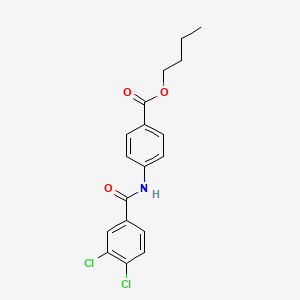 Butyl 4-{[(3,4-dichlorophenyl)carbonyl]amino}benzoate