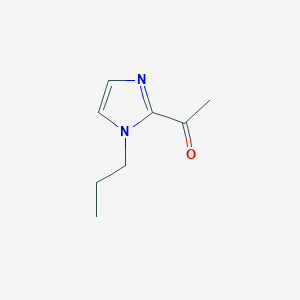 molecular formula C8H12N2O B1504337 1-(1-Propyl-1H-imidazol-2-yl)ethan-1-one CAS No. 497855-95-5