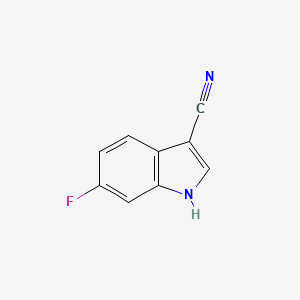 molecular formula C9H5FN2 B1504340 6-Fluoro-1H-indole-3-carbonitrile CAS No. 1043601-53-1