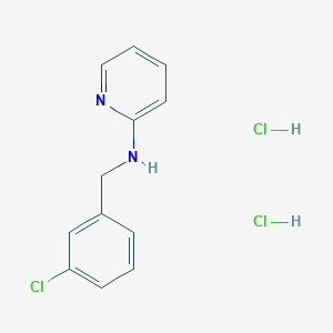 molecular formula C12H13Cl3N2 B1504342 (3-Chloro-benzyl)-pyridin-2-YL-amine dihydrochloride CAS No. 898509-14-3