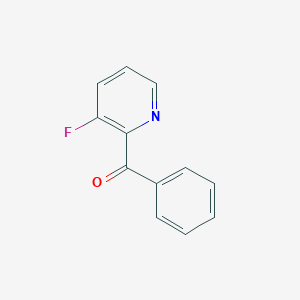 molecular formula C12H8FNO B1504343 (3-Fluoropyridin-2-YL)(phenyl)methanone CAS No. 902518-44-9
