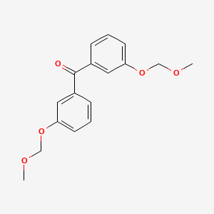 molecular formula C17H18O5 B1504347 Bis[3-(methoxymethoxy)phenyl]methanone CAS No. 938458-74-3