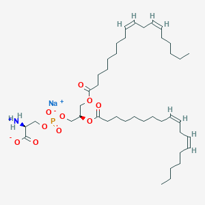 molecular formula C42H73NNaO10P B1504348 Sodium (2S,8R,19Z,22Z)-2-azaniumyl-8-{[(9Z,12Z)-octadeca-9,12-dienoyl]oxy}-5-oxido-5,11-dioxo-4,6,10-trioxa-5lambda~5~-phosphaoctacosa-19,22-dien-1-oate CAS No. 321883-39-0
