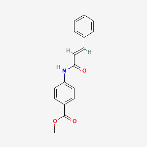 molecular formula C17H15NO3 B15043504 Methyl 4-(cinnamoylamino)benzoate 