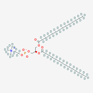 [(2R)-2,3-Bis(2,2,3,3,4,4,5,5,6,6,7,7,8,8,9,9,10,10,11,11,12,12,13,13,14,14,14-heptacosadeuteriotetradecanoyloxy)propyl] [1,1,2,2-tetradeuterio-2-[tris(trideuteriomethyl)azaniumyl]ethyl] phosphate