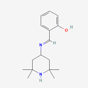 2-[(2,2,6,6-Tetramethyl-piperidin-4-ylimino)-methyl]-phenol