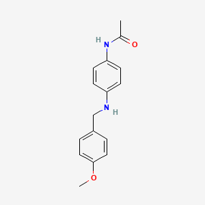 N-(4-{[(4-methoxyphenyl)methyl]amino}phenyl)acetamide