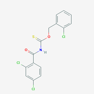 O-(2-chlorobenzyl) 2,4-dichlorobenzoylthiocarbamate