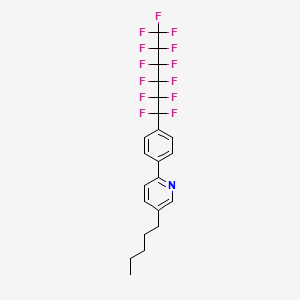 5-Pentyl-2-[4-(tridecafluorohexyl)phenyl]pyridine