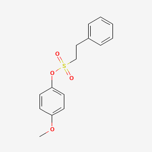 (4-methoxyphenyl) 2-phenylethanesulfonate