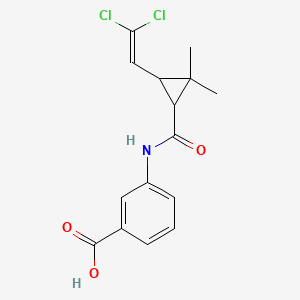 3-(3-(2,2-Dichlorovinyl)-2,2-dimethylcyclopropane-1-carboxamido)benzoic acid