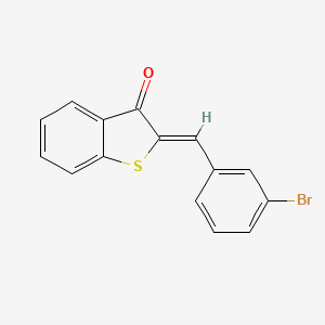 (2Z)-2-(3-bromobenzylidene)-1-benzothiophen-3(2H)-one