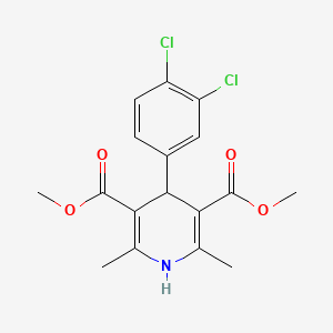 Dimethyl 4-(3,4-dichlorophenyl)-2,6-dimethyl-1,4-dihydropyridine-3,5-dicarboxylate