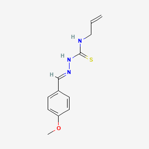 (2E)-2-(4-methoxybenzylidene)-N-(prop-2-en-1-yl)hydrazinecarbothioamide