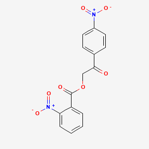 2-(4-Nitrophenyl)-2-oxoethyl 2-nitrobenzoate