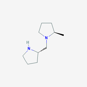 molecular formula C10H20N2 B1504394 (R)-2-methyl-1-((S)-pyrrolidin-2-ylmethyl)pyrrolidine CAS No. 867256-73-3