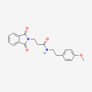 3-(1,3-dioxo-2,3-dihydro-1H-isoindol-2-yl)-N-[2-(4-methoxyphenyl)ethyl]propanamide