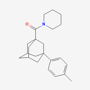 Adamantane, 1-(4-methylphenyl)-3-(1-piperidylcarbonyl)-