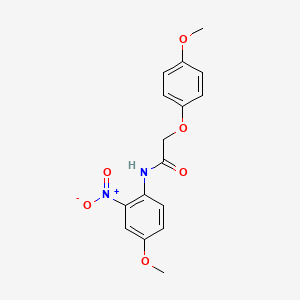 N-(4-methoxy-2-nitrophenyl)-2-(4-methoxyphenoxy)acetamide