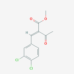 methyl (2E)-2-[(3,4-dichlorophenyl)methylidene]-3-oxobutanoate