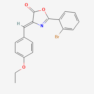 (4Z)-2-(2-bromophenyl)-4-(4-ethoxybenzylidene)-1,3-oxazol-5(4H)-one