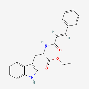 ethyl N-[(2E)-3-phenylprop-2-enoyl]tryptophanate