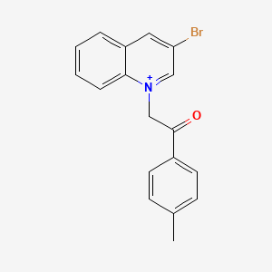 3-Bromo-1-[2-(4-methylphenyl)-2-oxoethyl]quinolinium