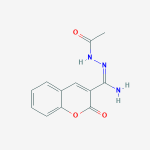 N'-(2-Oxo-2H-chromene-3-carboximidoyl)acetohydrazide