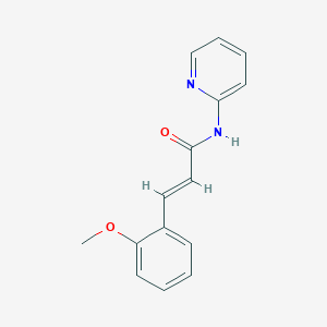 molecular formula C15H14N2O2 B15044139 (2E)-3-(2-Methoxyphenyl)-N-2-pyridinyl-2-propenamide CAS No. 340258-62-0