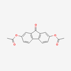 (7-Acetyloxy-9-oxofluoren-2-yl) acetate