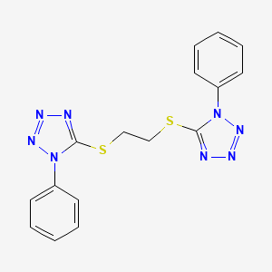 1,2-Bis(1-phenyl-1H-tetrazol-5-ylsulfanyl)ethane