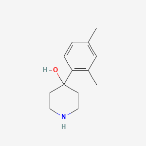 molecular formula C13H19NO B1504417 4-(2,4-Dimethyl-phenyl)-piperidin-4-OL CAS No. 93759-41-2