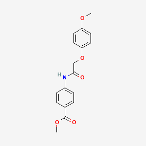 Methyl 4-[2-(4-methoxyphenoxy)acetamido]benzoate