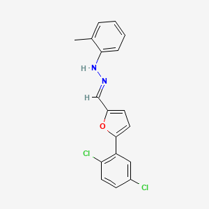 (1E)-1-{[5-(2,5-Dichlorophenyl)furan-2-YL]methylidene}-2-(2-methylphenyl)hydrazine