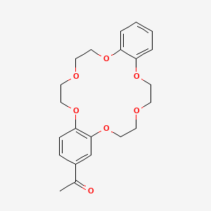 1-(6,7,9,10,17,18,20,21-Octahydrodibenzo[b,k][1,4,7,10,13,16]hexaoxacyclooctadecin-2-yl)ethanone