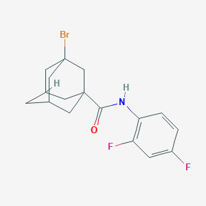 3-bromo-N-(2,4-difluorophenyl)adamantane-1-carboxamide