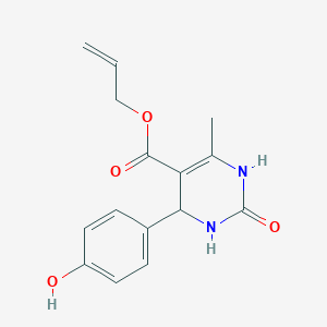 Prop-2-en-1-yl 4-(4-hydroxyphenyl)-6-methyl-2-oxo-1,2,3,4-tetrahydropyrimidine-5-carboxylate