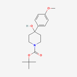 molecular formula C17H25NO4 B1504435 1-Boc-4-(4-methoxyphenyl)-4-hydroxypiperidine CAS No. 302924-67-0